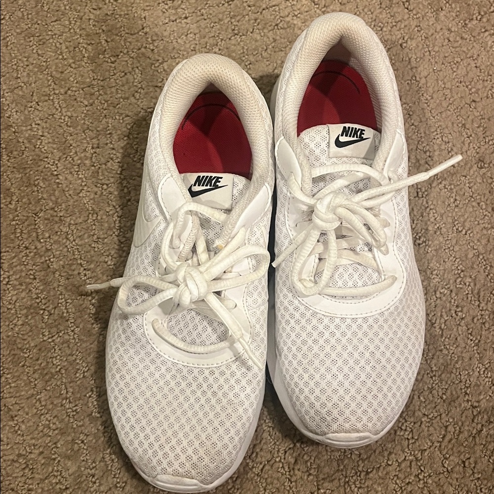 Nike White Mesh Sneakers